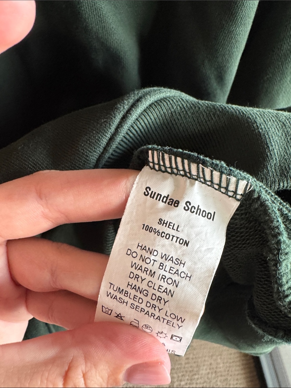 Sundae School Forest Green Rodeo Hoodie! 💮 - Picture 3 of 10